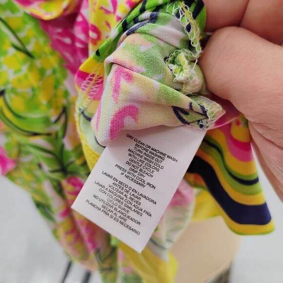 Cappagallo Midi Boho Dress Women Small Multicolor Viscose Size PL - Picture 11 of 11